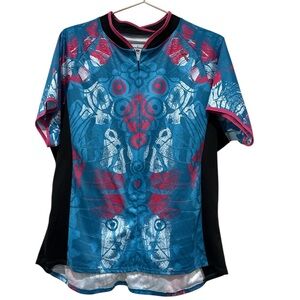 She Beast Zip Neck Short Sleeve cycling jersey.  Plus size